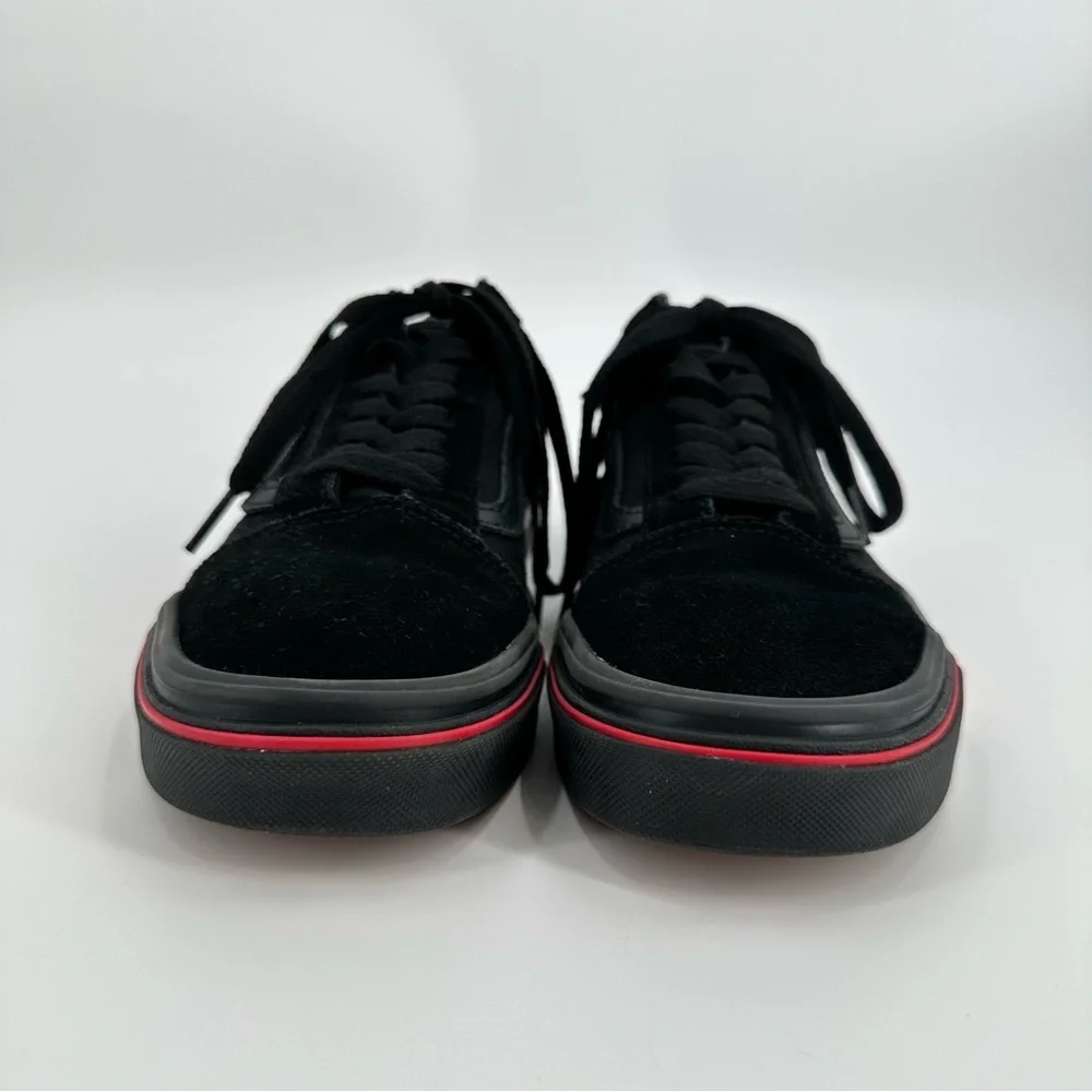 Vans Old Skool Flame Wall Collection Unisex Black Skate Shoes Size M-7, W-8.5